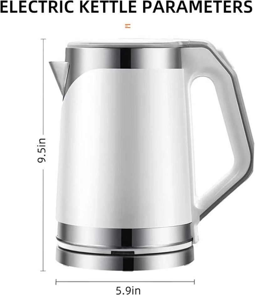 YOTAT Tea Kettle Pot Stainless Steel Electric Kettle,1500W Fast Boil with L