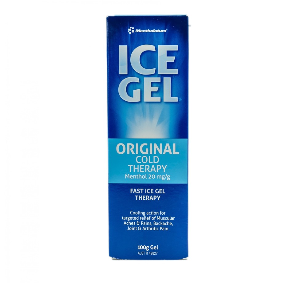 3 x MENTHOLATUM Original Cold Therapy Muscle Pain Relief Ice Gel, 100g. NB: