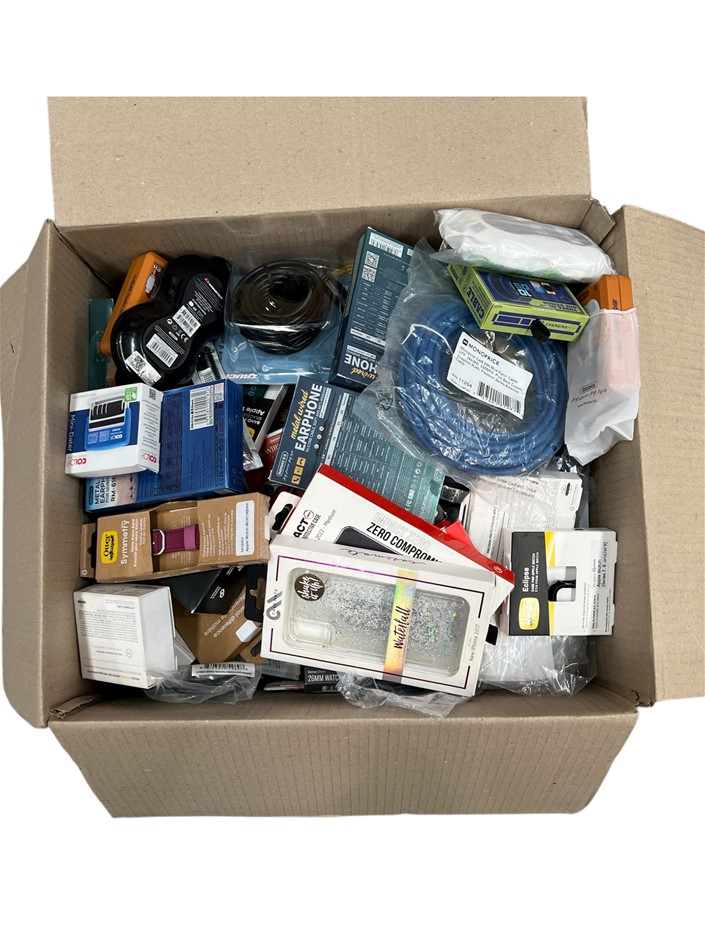 Assorted Electronics & Accessories (Medium Box) NB: Products Are Untested/C