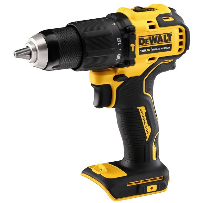 DEWALT 18V XR Compact Brushless Hammer Drill Driver - Skin Only.