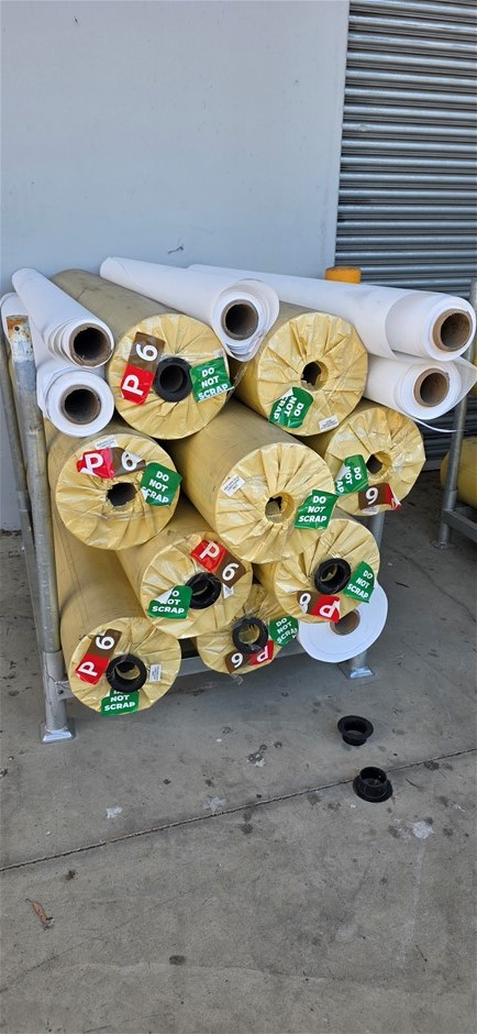 Mixed lot of PVC Mesh Banner Material in Various Weave Types
