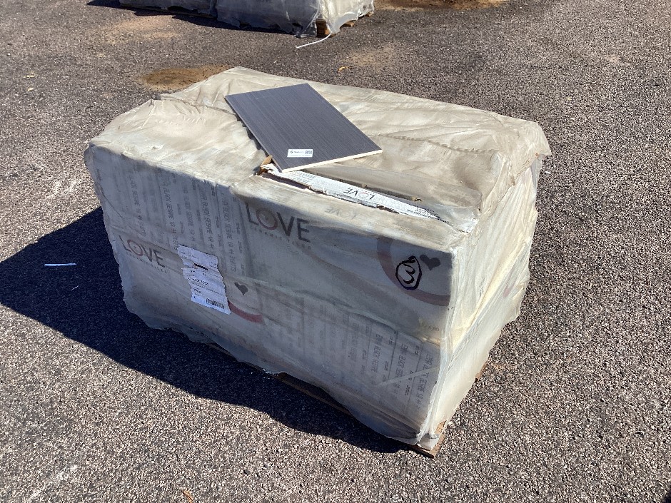 Pallet of Assorted Tiles Black Sesame 30cm x 60cm
