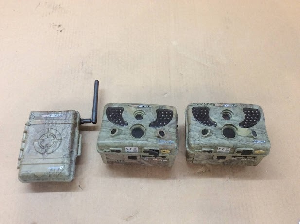Spypoint Mixed Model Wireless Trail Cameras (Lot of 3)
