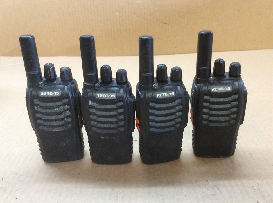 Retevis Two Way Radio Walkie Talkie (Lot of 4)