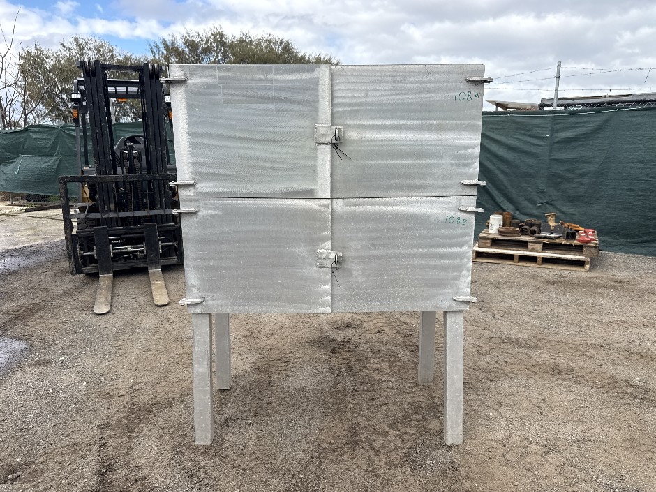 4 Door Aluminium Site Storage Box