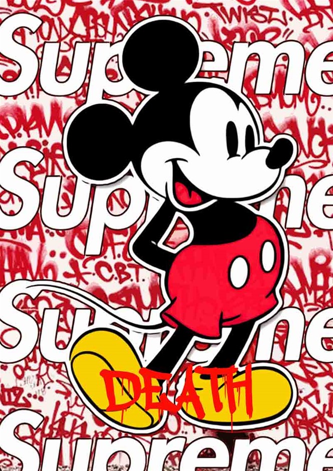 Death NYC Ltd Ed. Signed Graffiti Pop Art Print