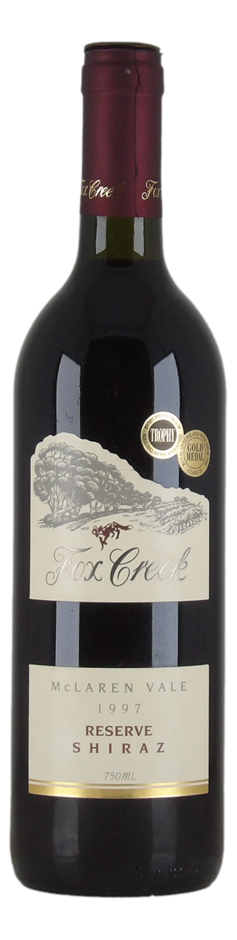 Fox Creek Reserve Shiraz 1997 (1x 750mL), McLaren Vale