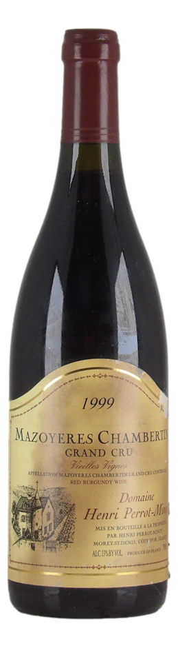 Domaine Henri Perrot Minot Mazoyeres Chambertin Grand Cru VV 1999 (1x750mL)