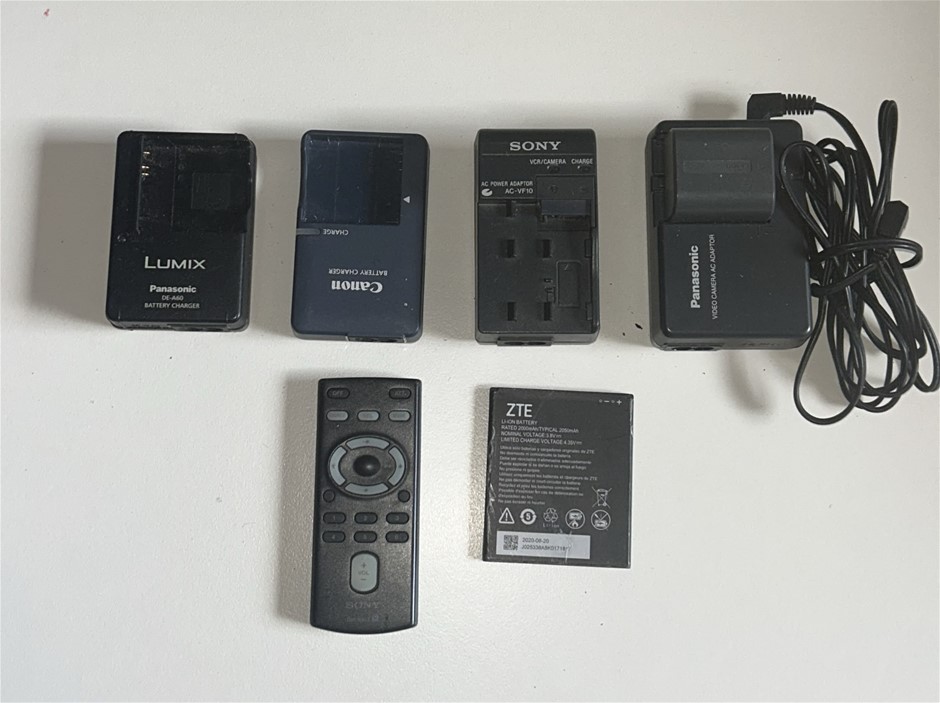 Assorted Webcam Chargers & Adaptors