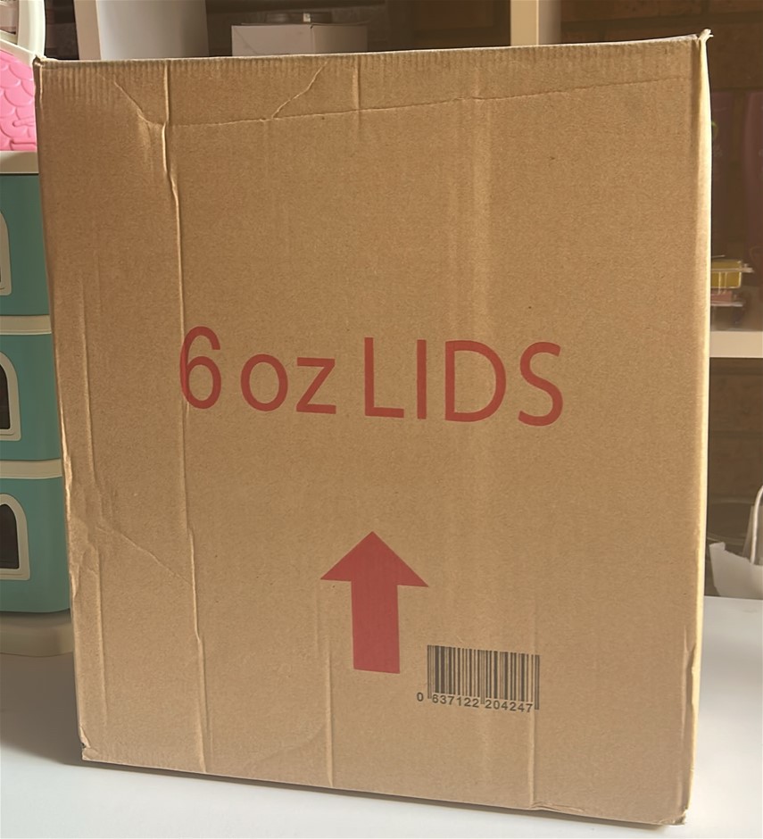 10 Boxes 6oz Coffee Cup Lids (1000 per Box)