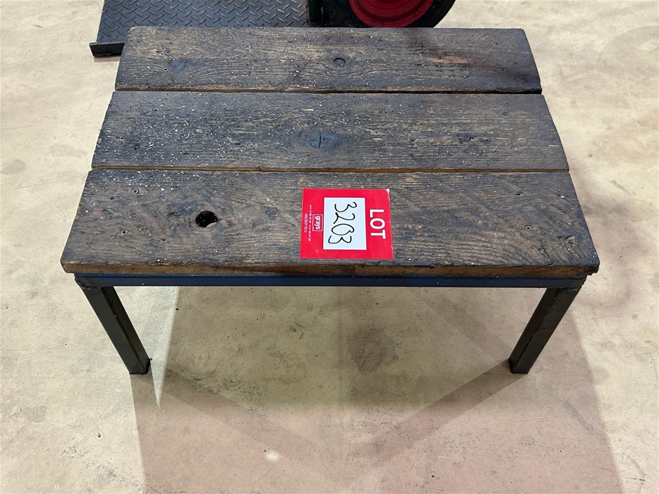 Steel Frame Timber Top Step