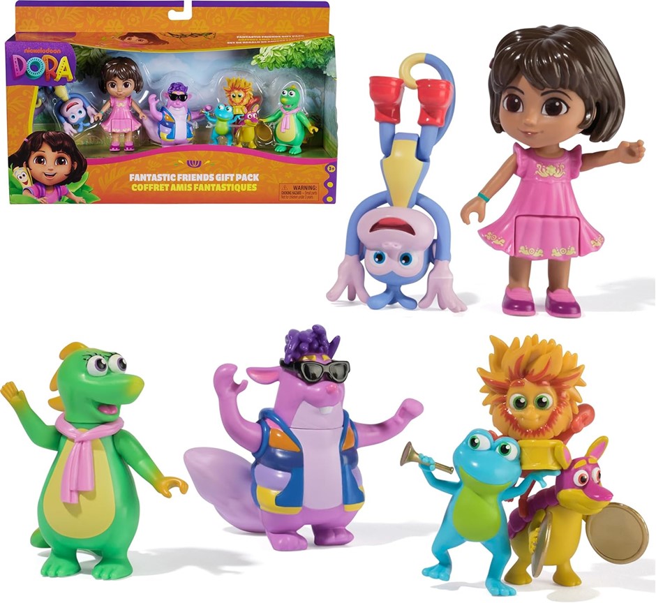 3 X DORA Fantastic Friends Gift Pack with Dora