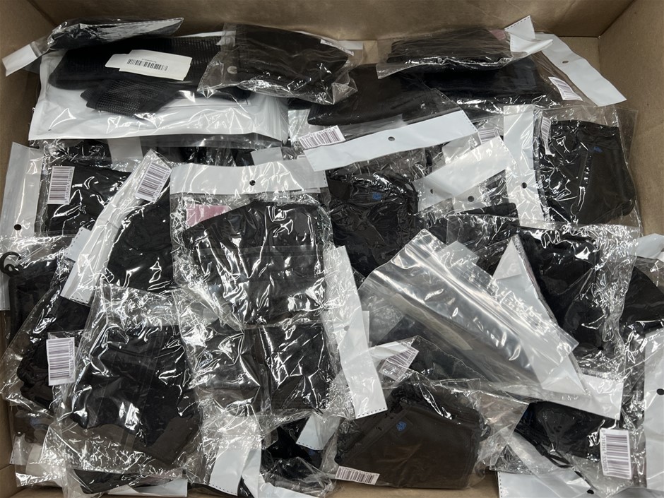 40 x Black Fabric Face masks.