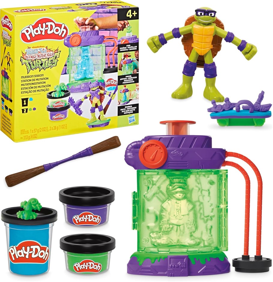 3 X PLAY-DOH Teenage Mutant Ninja Turtles Mutation Station Playset