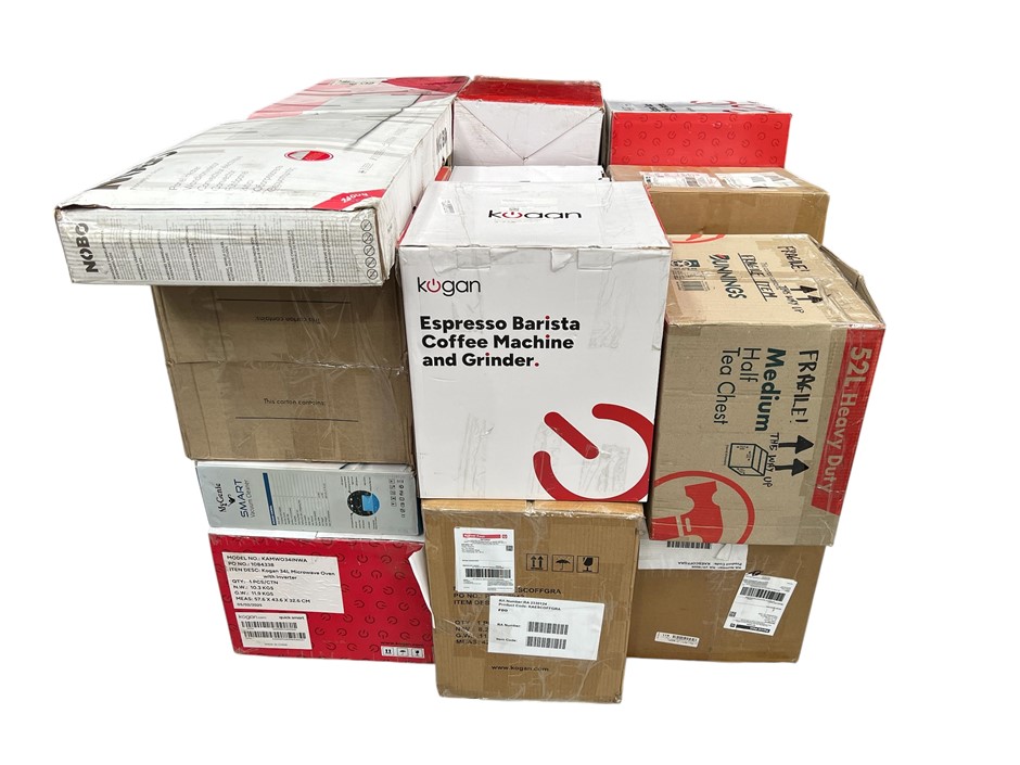 18 x Returned Assorted Kitchen and Home Appliances, comprising: Total