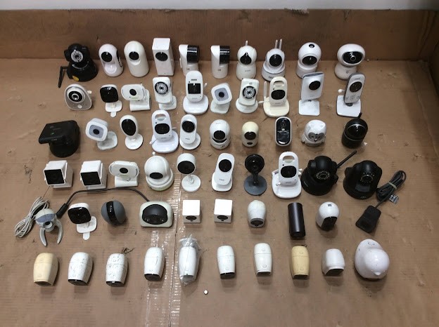 VTech/Uniden Model Baby Monitors/Security Cameras (Lot of 60)