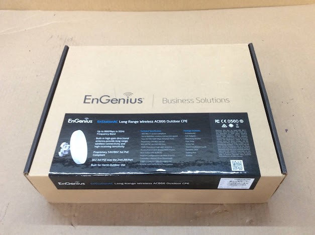 EnGenius EnStationAC Long Range Wireless AC866 Outdoor CPE - New