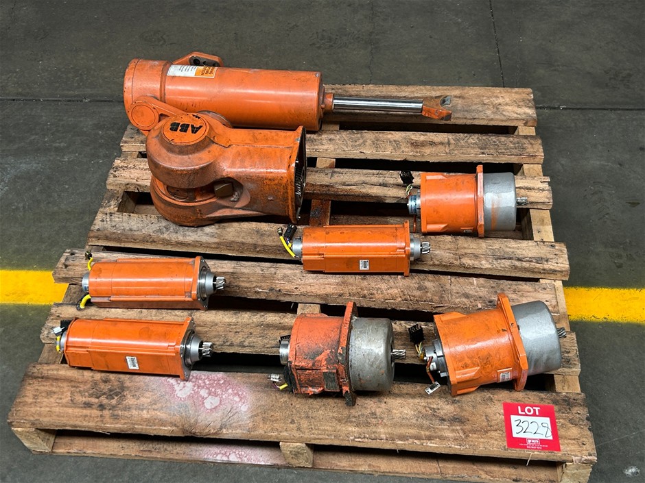 Pallet of Assorted ABB Robot Spare Parts