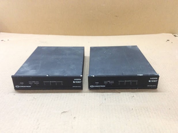 Crestron DM-DA4-4K-C Video Splitter (Lot of 2)