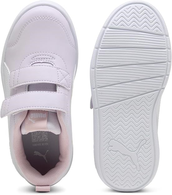 Puma Unisex Children's Courtflex V3 V PS Trainers, Lilac Frost/White/Rose M