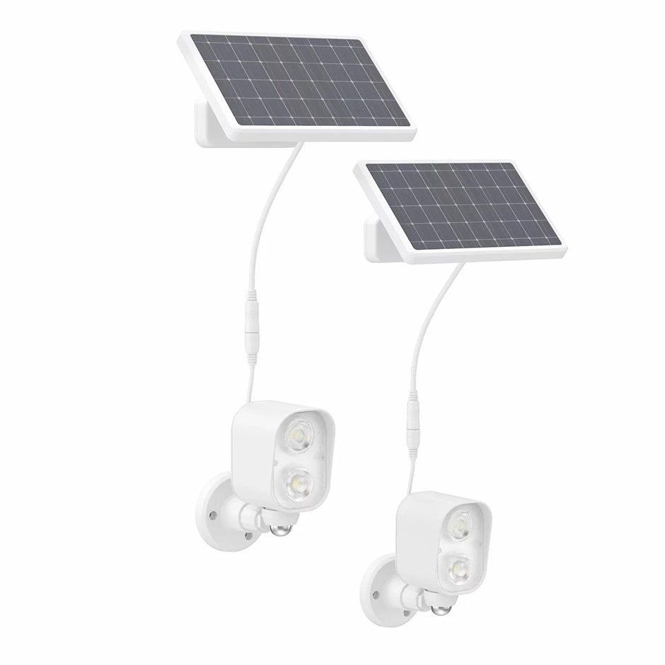 Infinity X1 Solar Security Light 2 Pack NB: damaged packaging