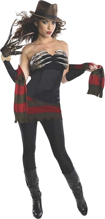 Secret Wishes Women's Nightmare On Elm Street Freddy Corset Style Costume,