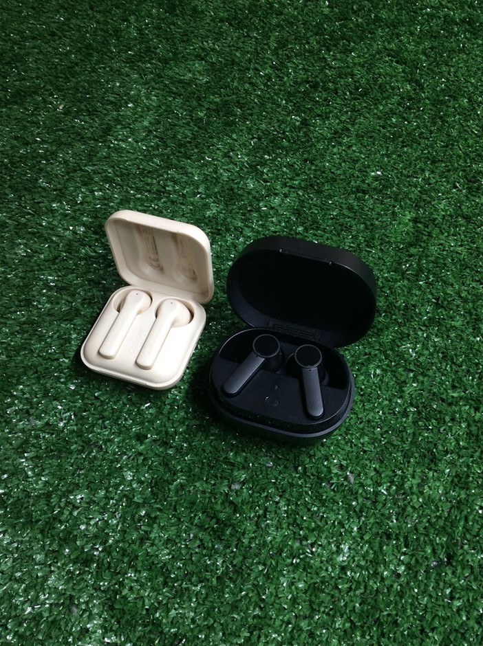 Happy Plugs Wireless Earbuds + SoundPEATS Wireless Earbuds