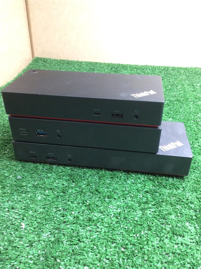 Lenovo Mix Model ThinkPad USB-C Dock (Lot of 3)