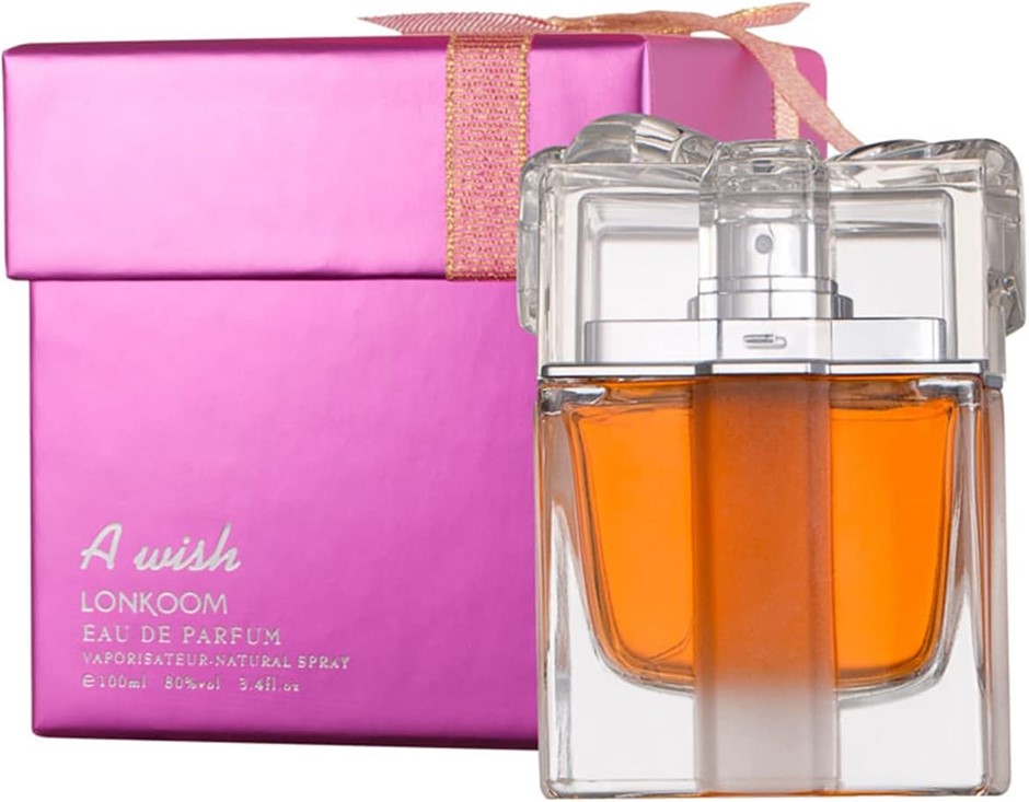 LONKOOM Women's Eau De Parfum Spray, A Wish, Pink, 100ml. EXP: 15/07/2026.
