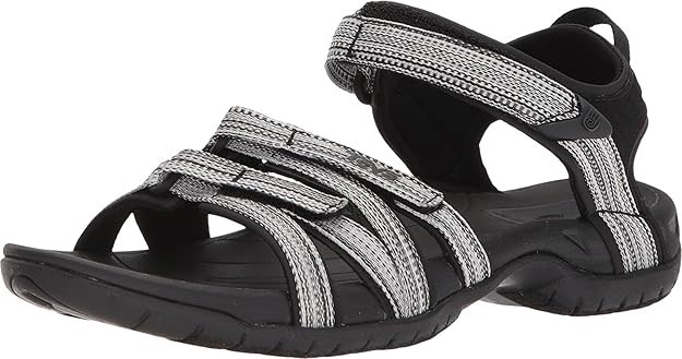 TEVA Women's Tirra Sandals, US5.5/EU36.5, Black/White Multi (BWML), 4266.