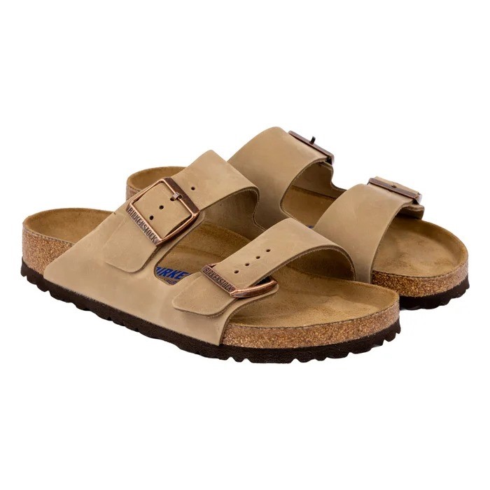 BIRKENSTOCK Arizona Sandals, Size 38, Taupe Suede. Buyers Note - Discount