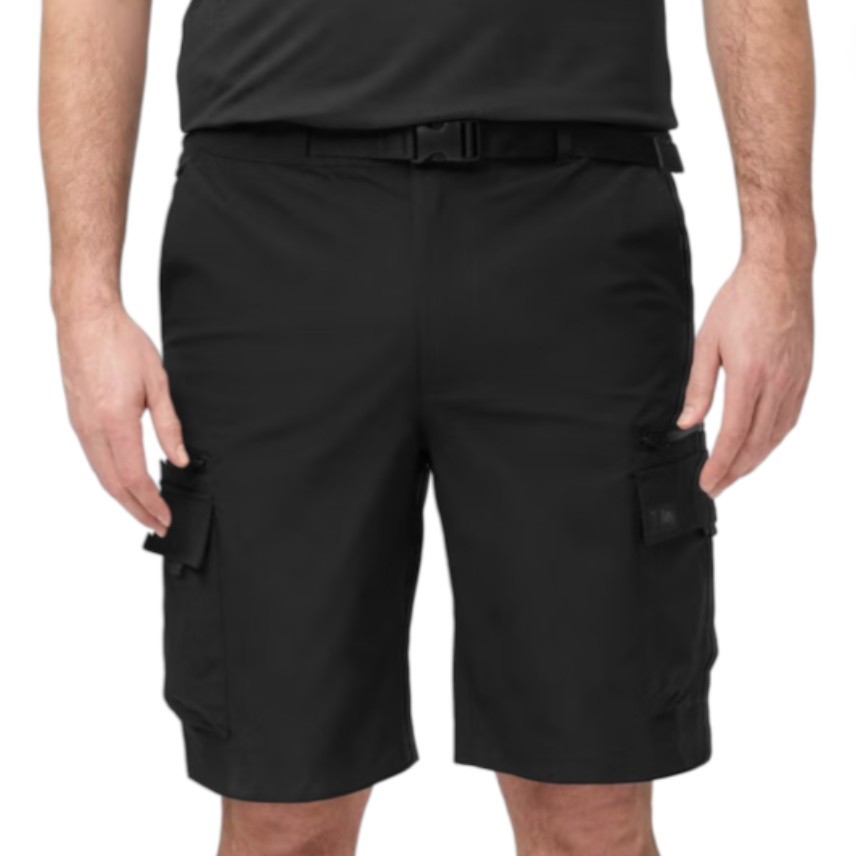 TILLEY Men's Trek Cargo Shorts, Size 40, Black. Buyers Note - Discount Fre