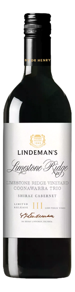 Lindemans Trio Limestone Ridge Shiraz Cabernet 2024 (6x 750mL) Coonawarra