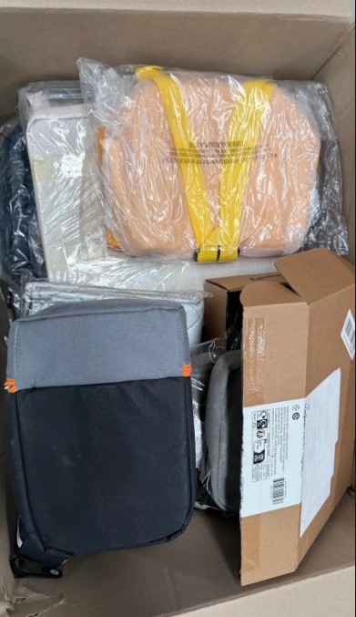 Assorted Bags, Laptop Sleeves. NB: Items may not be in original packaging a