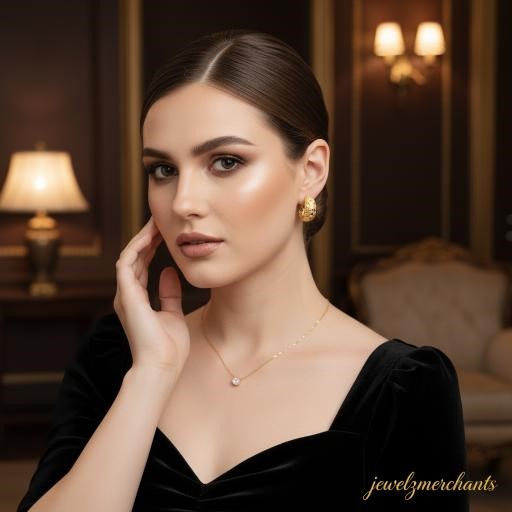 22K/Italy Gold Filled Earring -(stamped 22K/Italy)--Bonus Gift