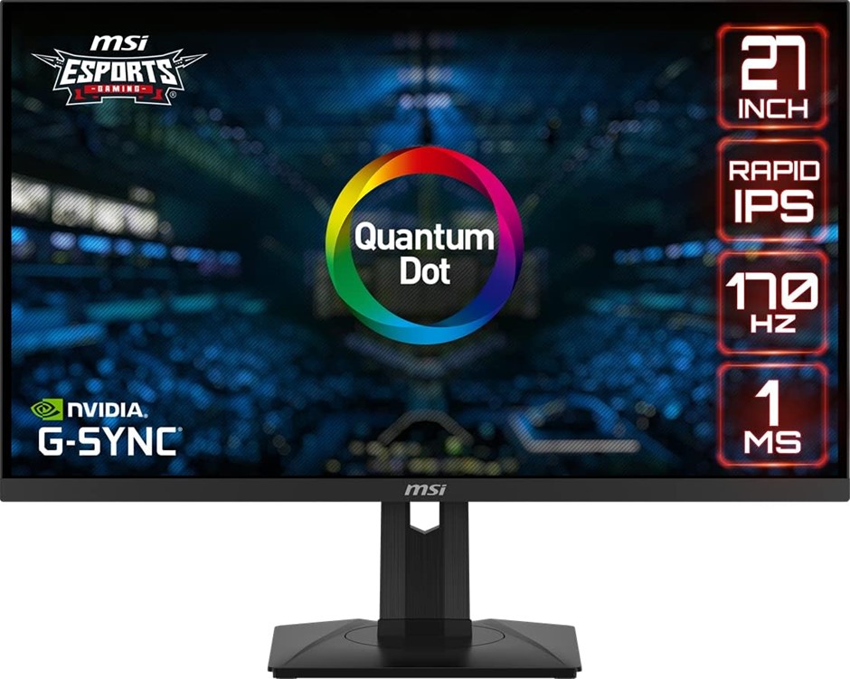 MSI G274QPF-QD, WQHD, 2560 X 1440, 170 Hz, 1 ms, 27 Inch Gaming Monitor. NB