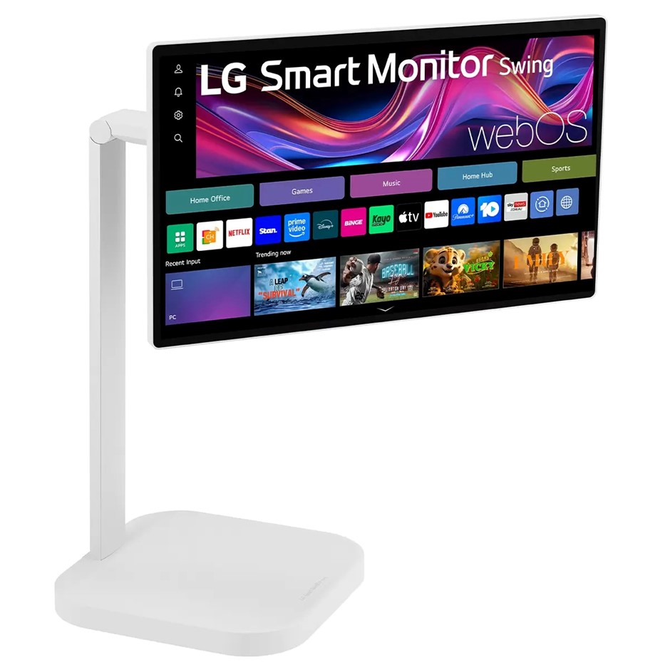 LG 31.5 Inch 4K Monitor Swing With Touchscreen Stand 32U889SA-W.AAU. NB: Mi