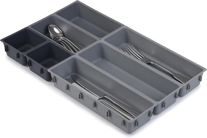 JOSEPH JOSEPH Blox 7pc Drawer Organiser Set.