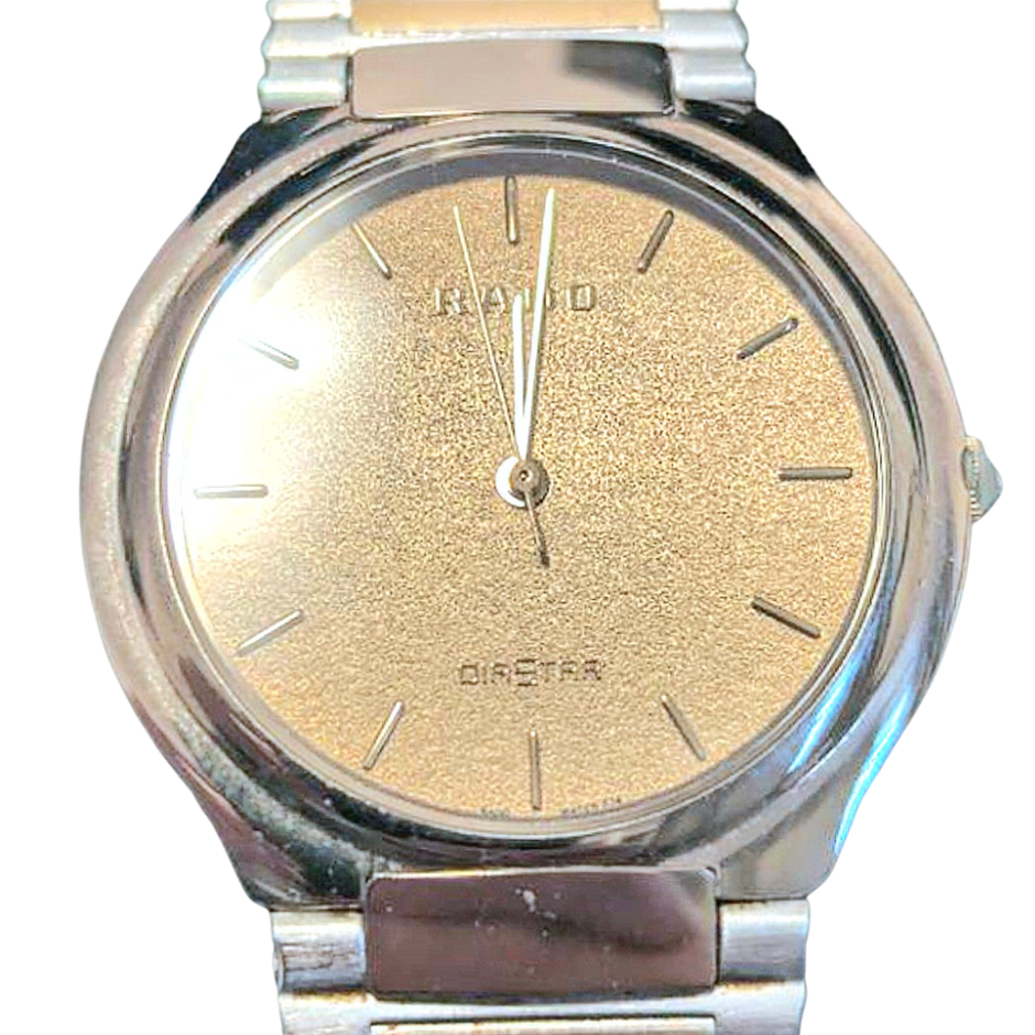 RADO DIASTAR QUARTZ 30MM GOLD-PLATED STEEL 132.9559.3 GOLD WXO