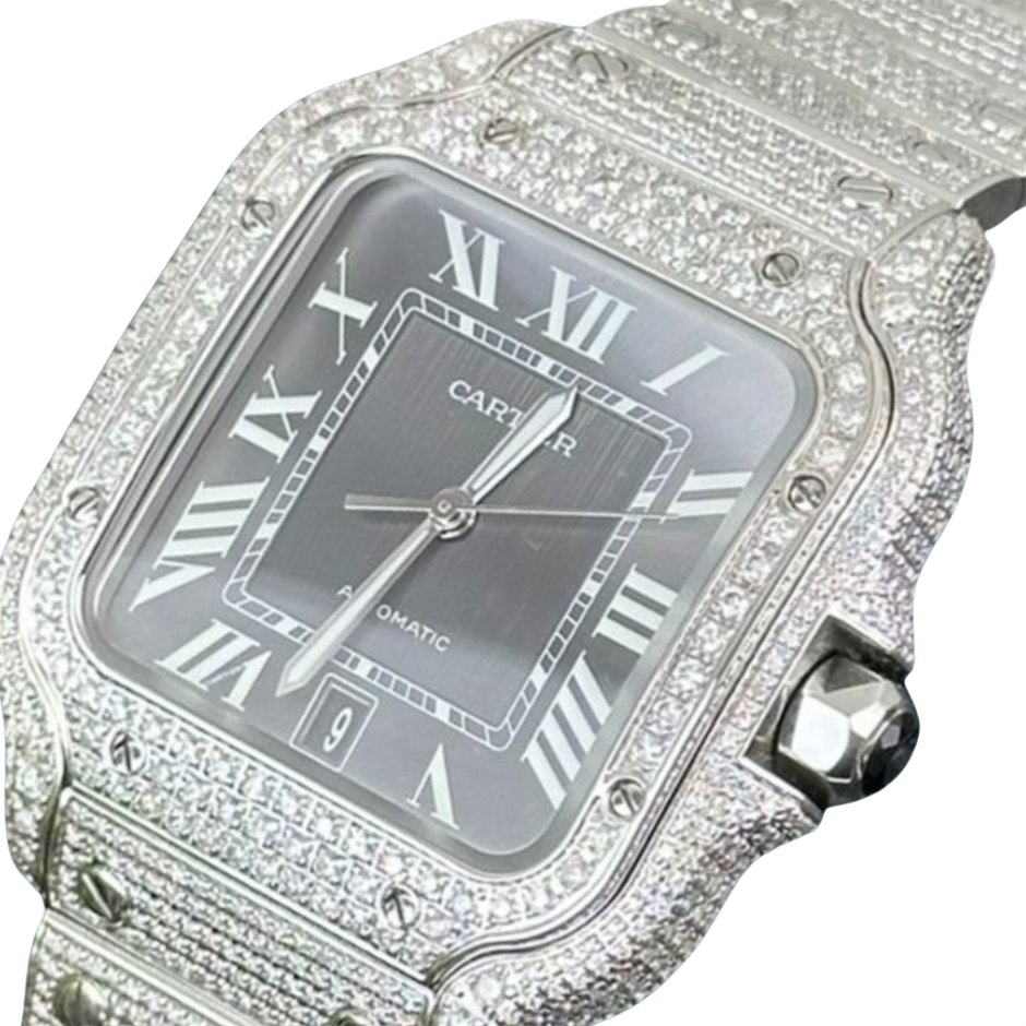 CARTIER SANTOS DE CARTIER LARGE 39.8MM STAINLESS STEEL WSSA0037 BXP COA