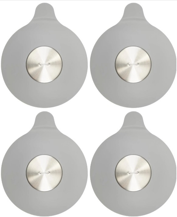 4x OXO Good Grips Tub Stopper, Grey