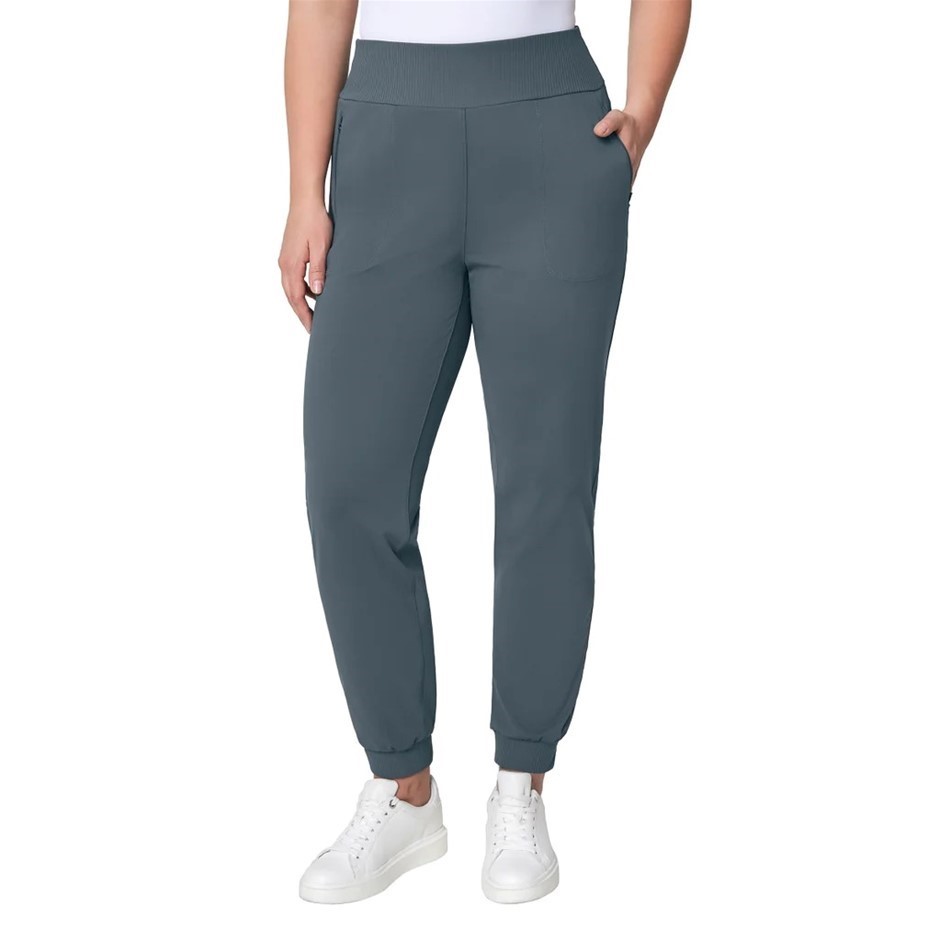 MONDETTA Women's Active Mixed Media Jogger, Size L, Dark Slate.  Buyers Not