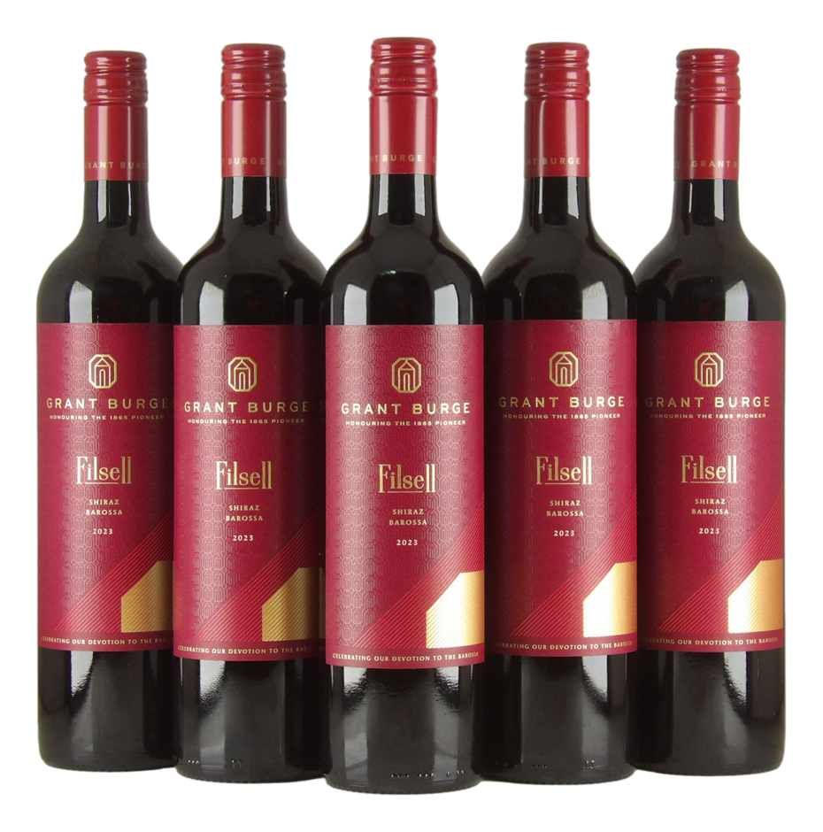 Grant Burge Filsell Barossa Shiraz 2023 (5x 750mL).