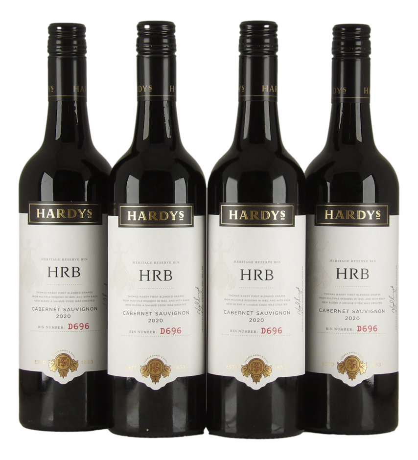 Hardys HRB McLaren Vale Cab Sauv 2020 (4x 750mL).