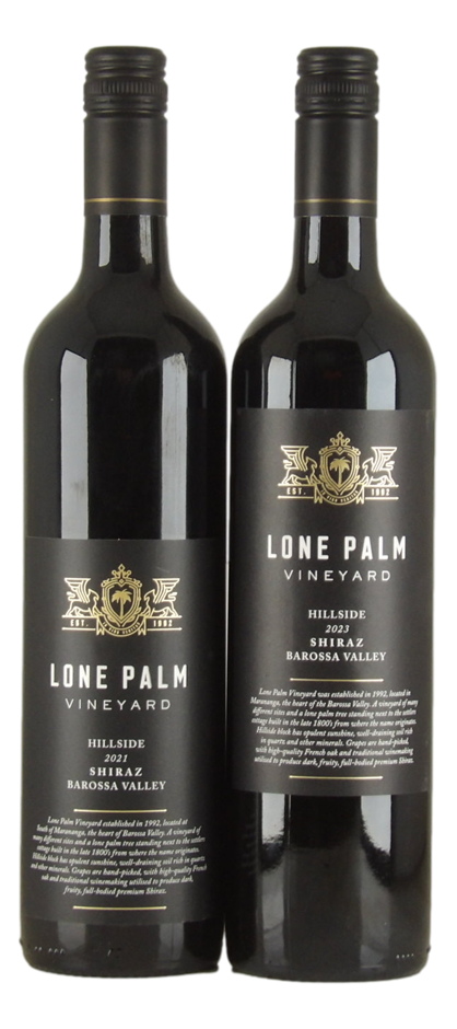 Lone Palm Hillside Barossa Shiraz 2021/23 (2x 750mL).