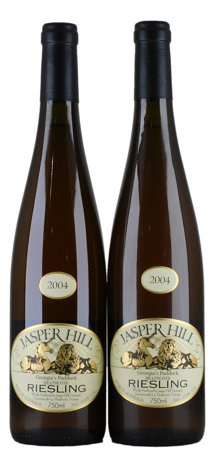 Jasper Hill Georgia's Paddock Riesling 2004 (2x 750mL), Heathcote, VIC.