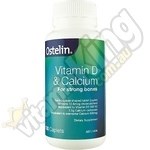 Vitamin D & Calcium 130 Tablets by Ostel