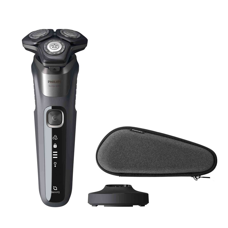 PHILIPS Shaver Series 5000 Wet & Dry Electric Shaver S5587/39. NB: Damage p