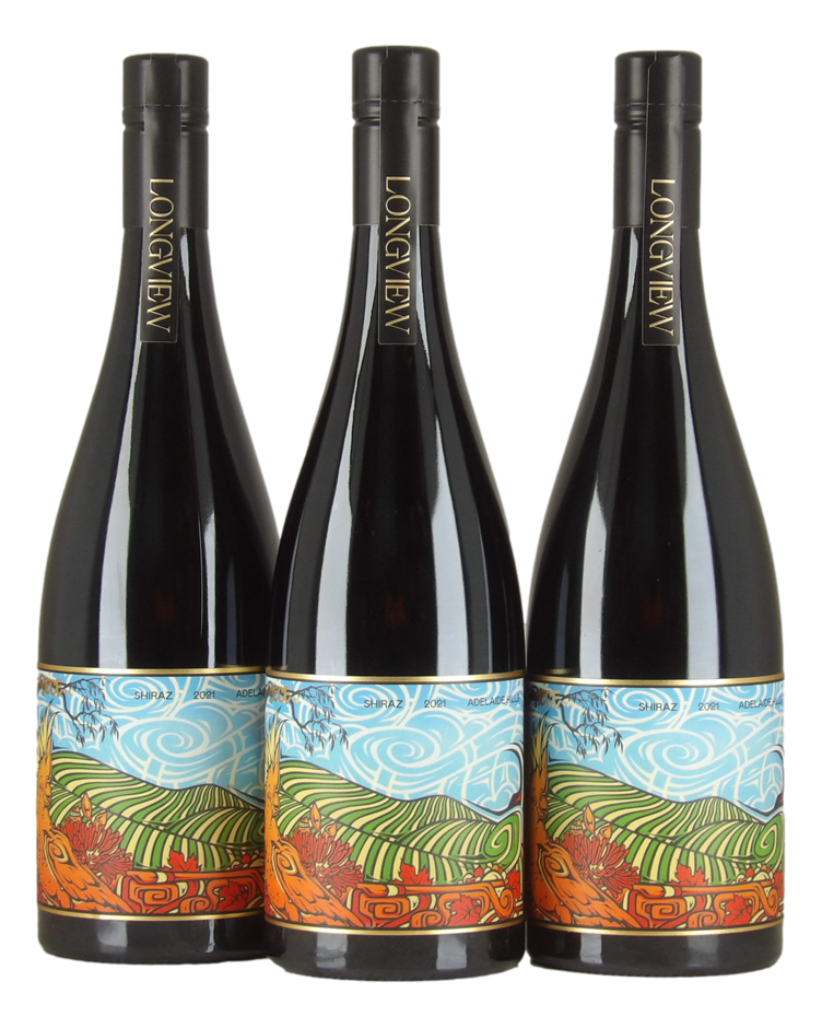 Longview The Piece Shiraz 2021 (3x 750mL), Adelaide Hills