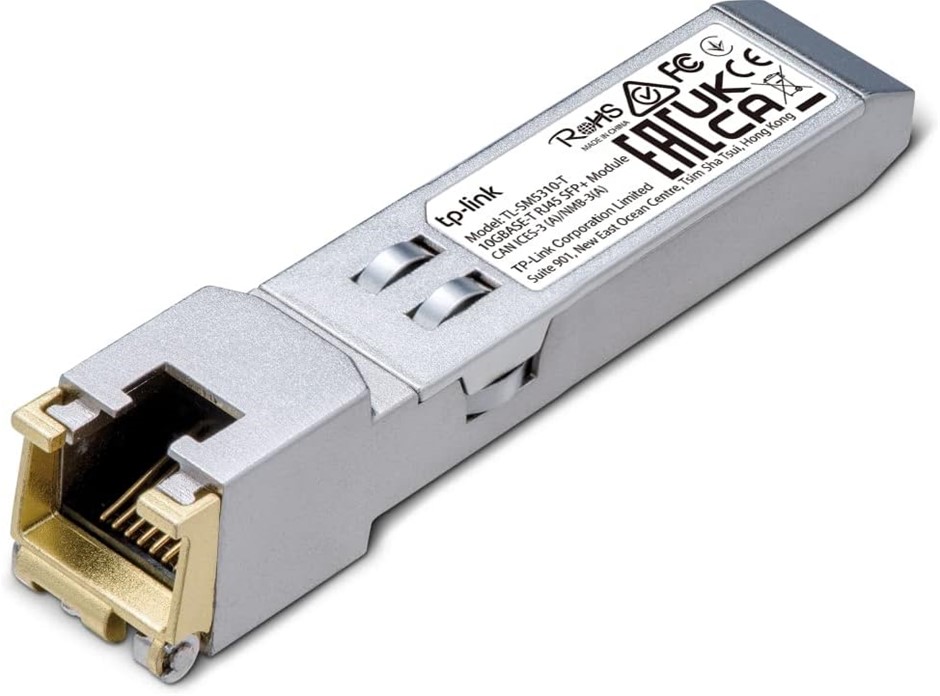 TP-LINK Omada TL-SM5310-T 10Gbps SFP+ Module SFP Module, 10 Gbps, Fibre.  B